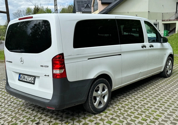 Mercedes-Benz Vito cena 116900 przebieg: 225000, rok produkcji 2018 z Kraków małe 121